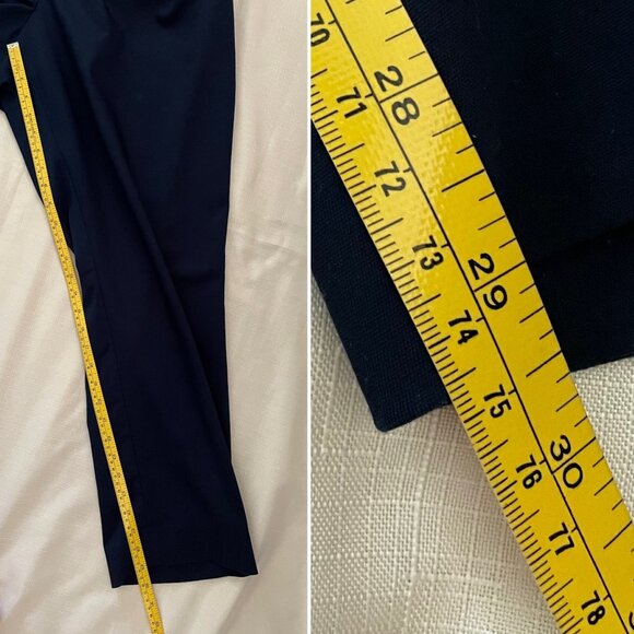 Chaps Slimming Skinny Pants for Women Plus Sz 24W Navy Blue in Polished Finish - Picture 8 of 9